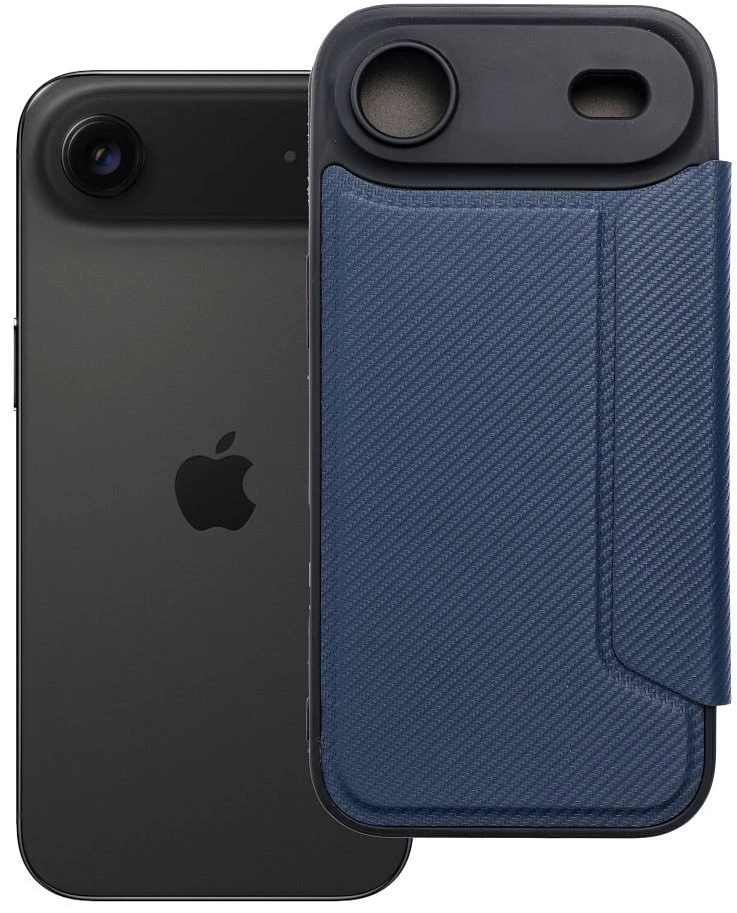 OEM atverčiamas dėklas, skirtas iPhone 17 AIR Razor Book mėlynas
