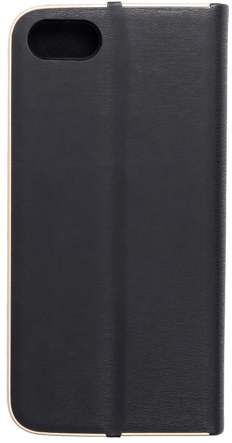 Dėklas Forcell Oem LUNA Book Gold skirtas APPLE Apple iPhone 7 / 8 / SE 2020 / SE 2022 juodos spalvos