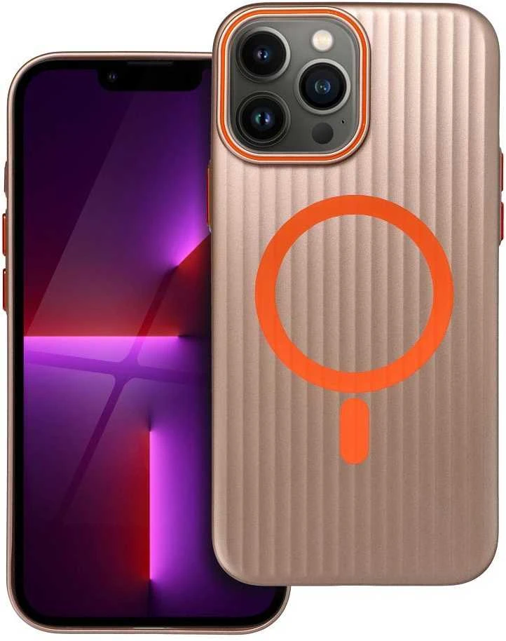 Oem Originalus „iPhone 13 PRO MAX“ dėklas, suderinamas su „MagSafe“ titano spalvos dykumos spalvos dėklu.