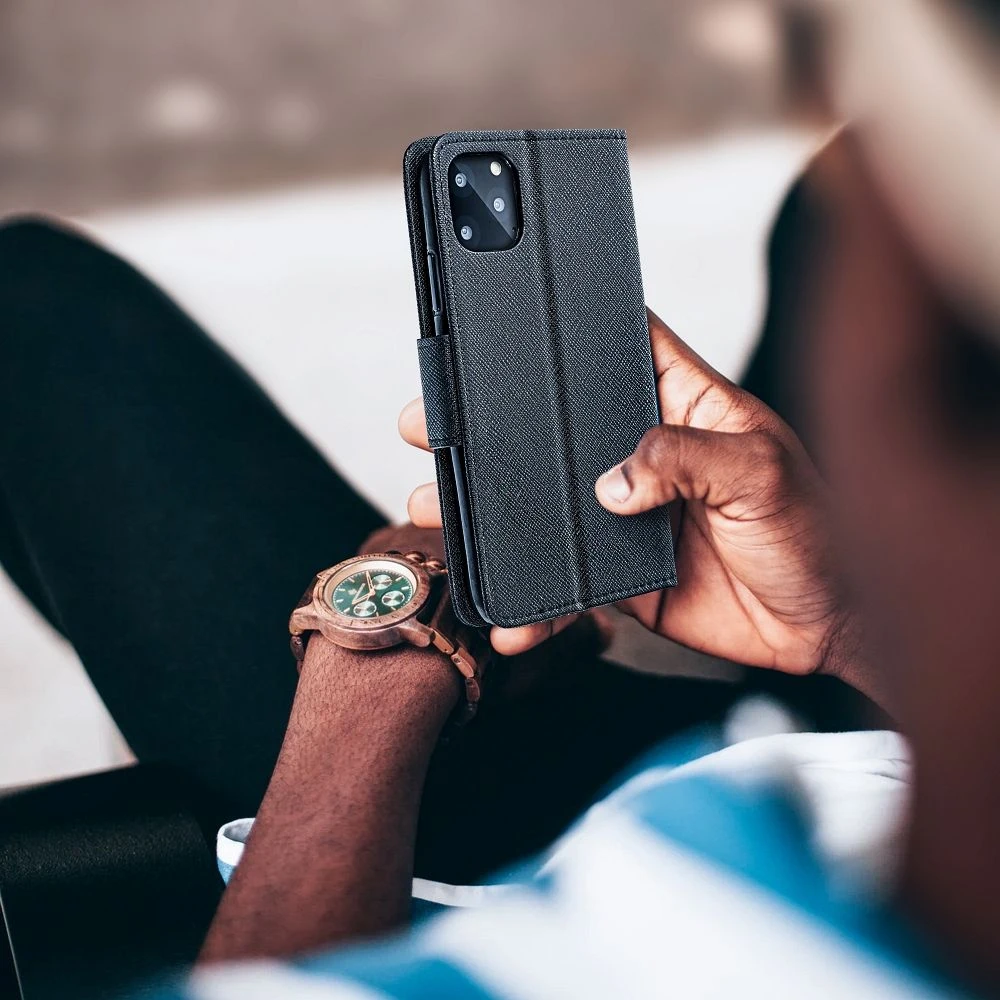 Dėklas Oem Flip case, skirtas iPhone 17 PRO MAX / 18 PRO MAX Fancy Book juodas