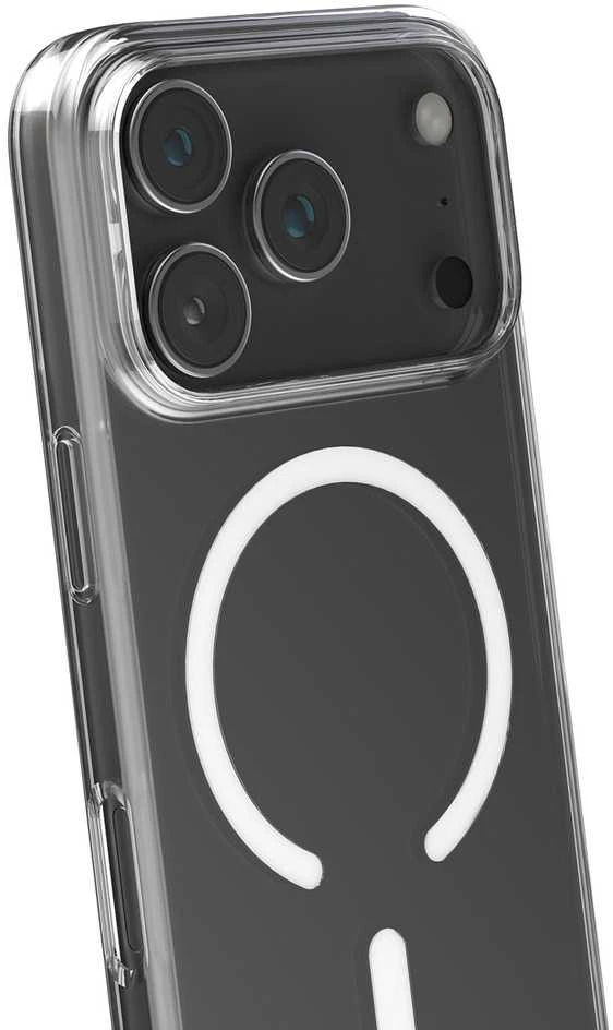 Puro 0.3 MAG Ultra-Slim TPU Dėklas suderinamas su MagSafe skirtas Apple iPhone 17 Pro – skaidrus