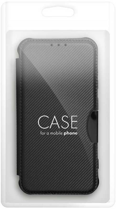 Dėklas Oem Flip case for iPhone 14 Razor Book juodas