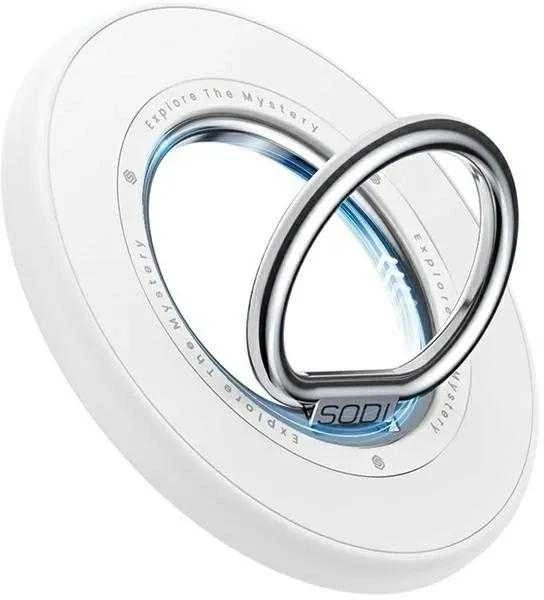 SODI dvipusis magnetinis Ring Stand BM-350 baltos spalvos MagSafe