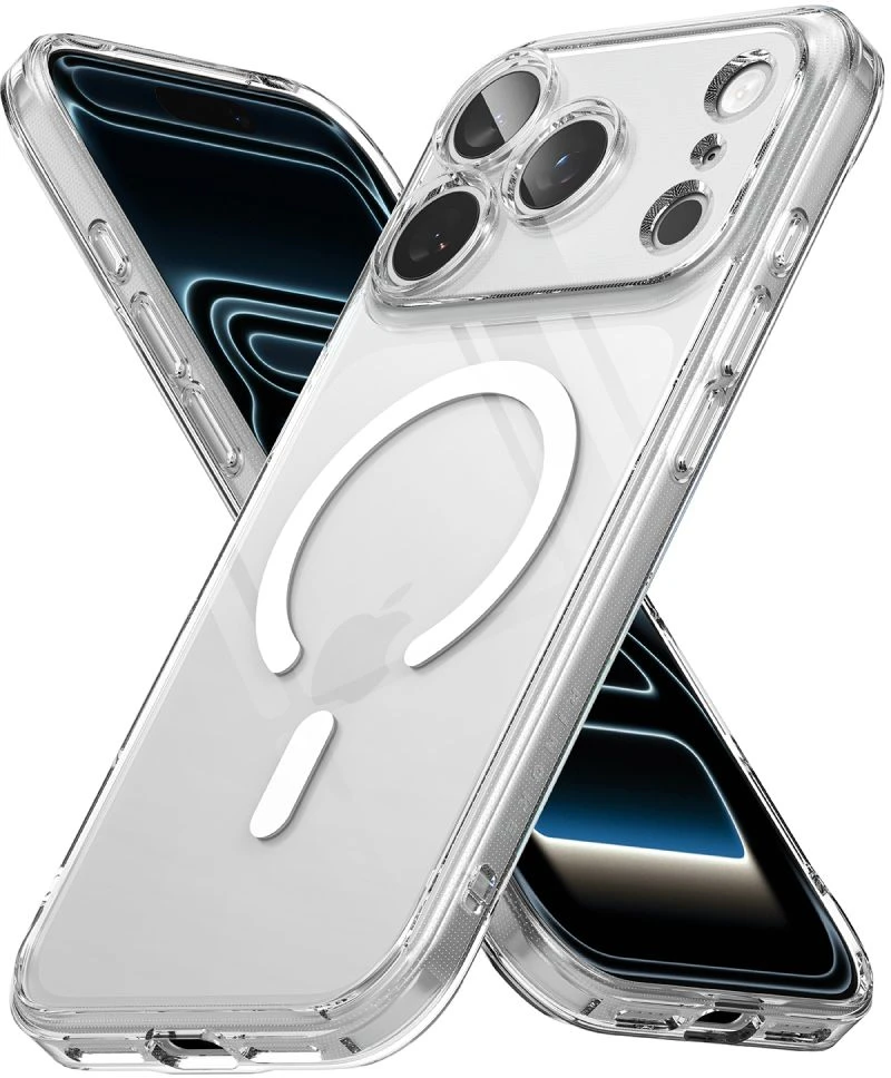 Dėklas RINGKE FUSION MAGNETIC MagSafe iPhone 17 Pro Max / 18 Pro Max SKAIDRUS