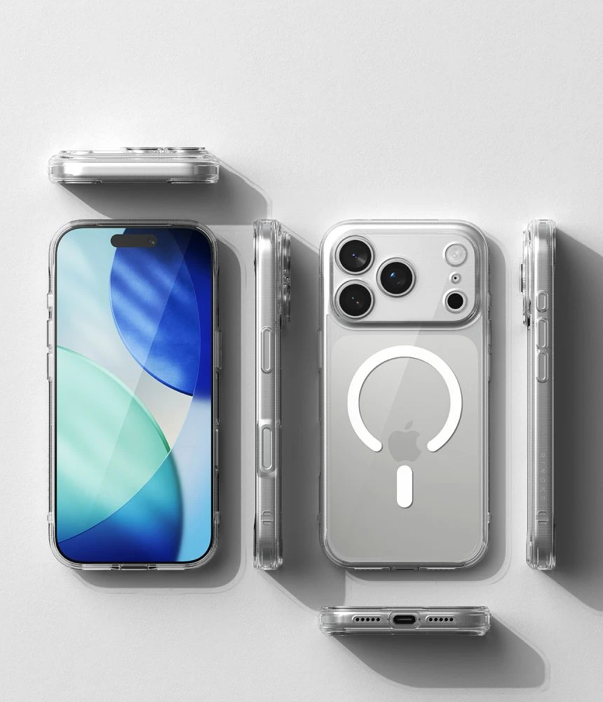 Dėklas RINGKE FUSION MAGNETIC MagSafe iPhone 17 Pro Max / 18 Pro Max SKAIDRUS