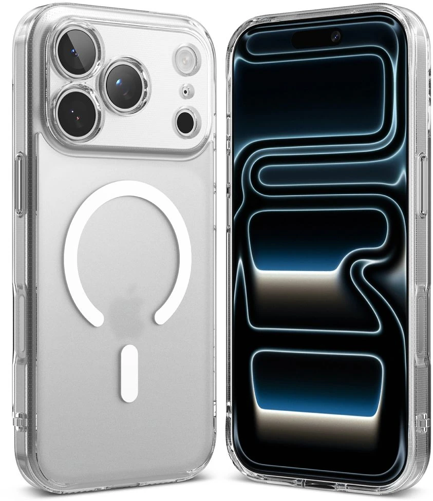 Dėklas RINGKE FUSION MAGNETIC MagSafe iPhone 17 Pro / 18 Pro MATINIS SKAIDRUS