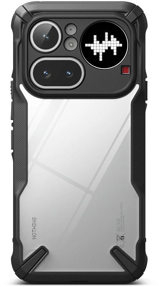 RINGKE FUSION X dėklas NOTHING PHONE 4A PRO Juodas