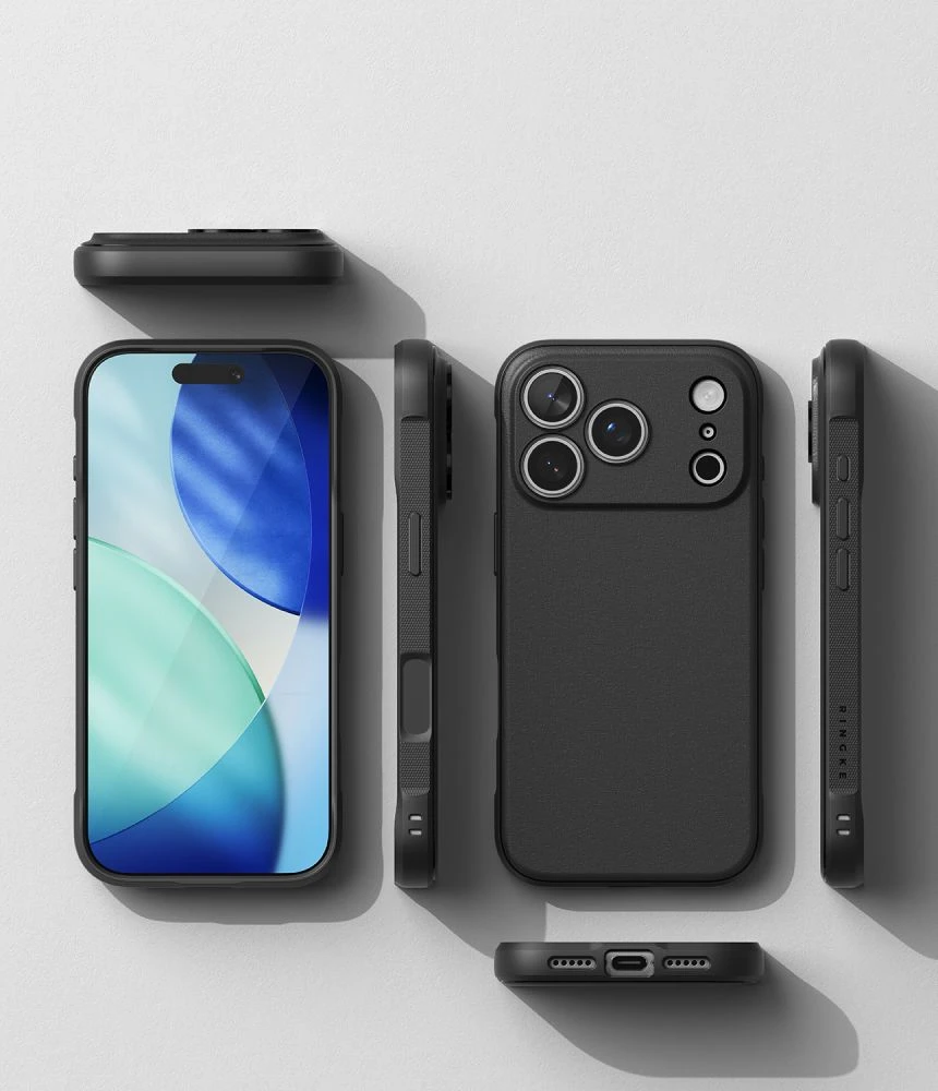 Dėklas RINGKE ONYX iPhone 17 Pro Max / 18 Pro Max juodos spalvos