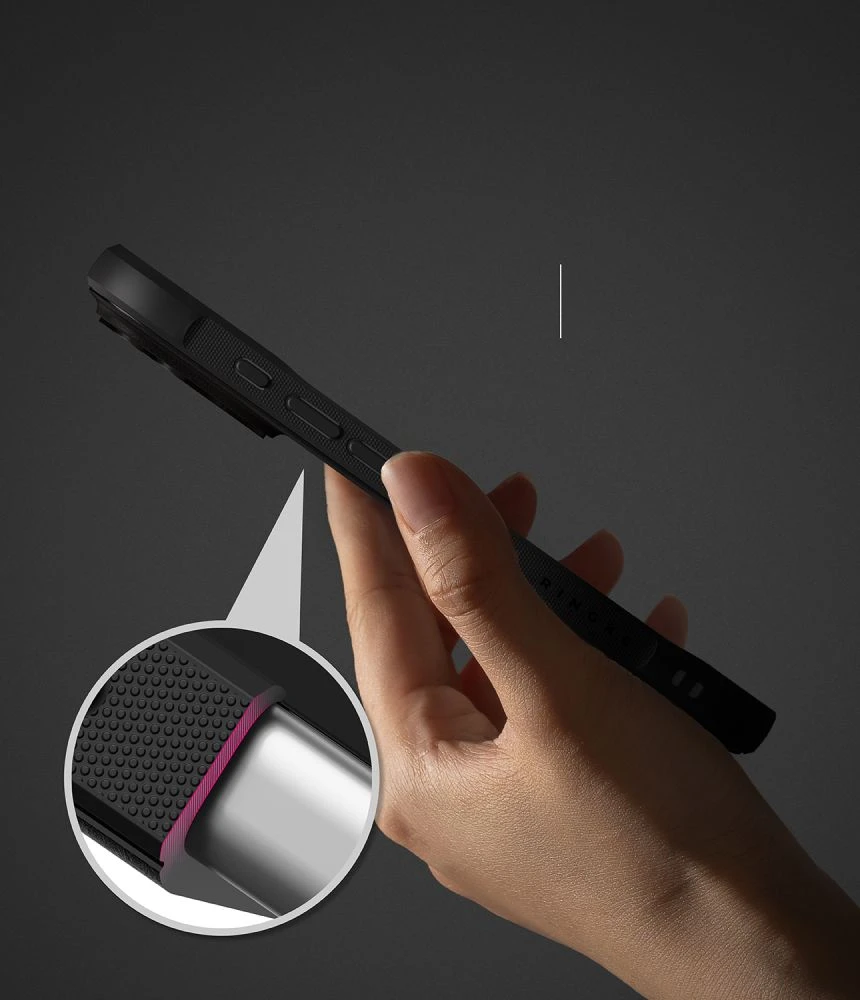 Dėklas RINGKE ONYX iPhone 17 Pro Max / 18 Pro Max juodos spalvos