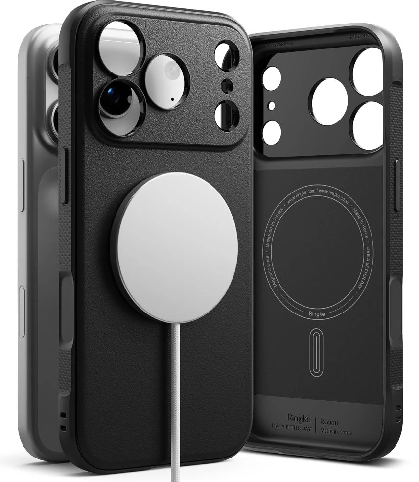 „Ringke Onyx“ „MagSafe“ dėklas „iPhone 18 Pro Max“ / „17 Pro Max“ – juodas