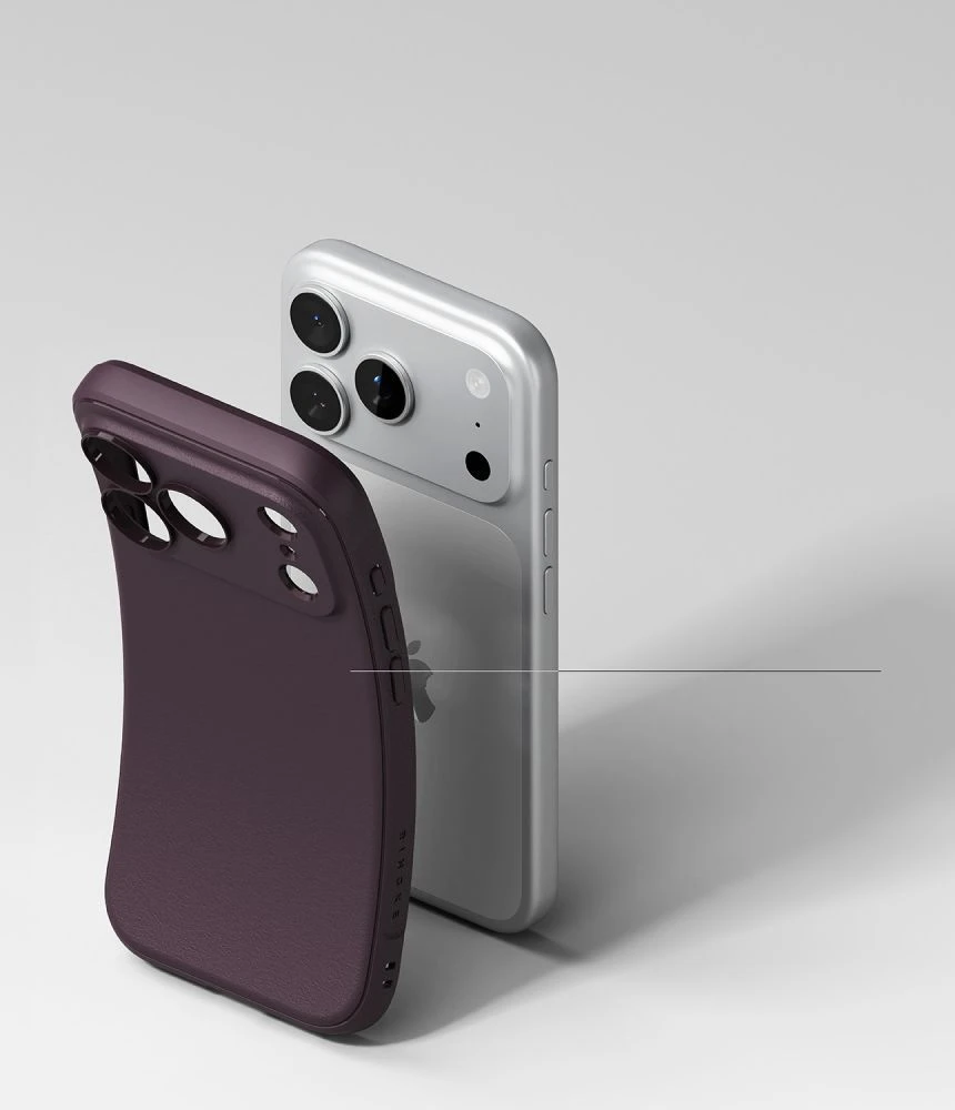 Ringke Onyx MagSafe dėklas iPhone 18 Pro / 17 Pro - Bordo spalvos