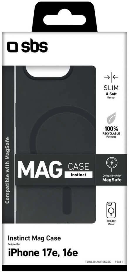 Dėklas Apple iPhone 16e Instinct Cover By SBS Juodas