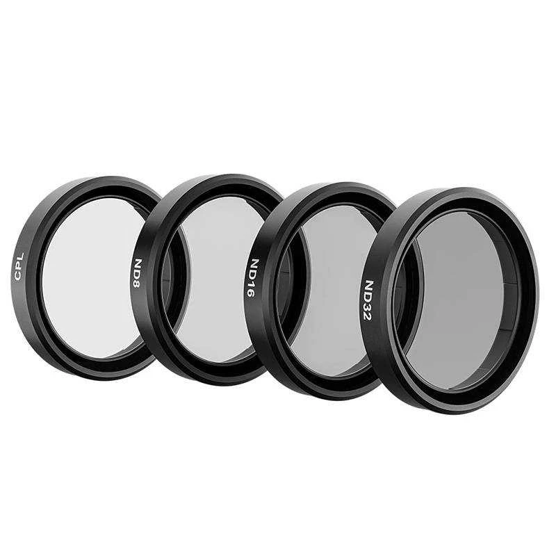 TELESIN filtrų rinkinys CPL/ND8/ND16/ND32, skirtas DJI Action 3
