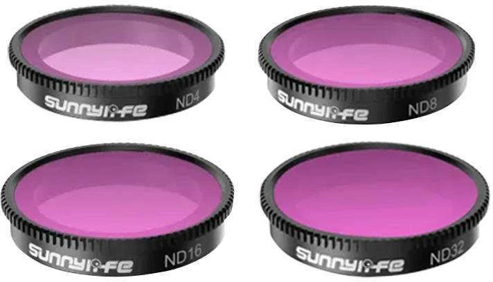 4 filtrų rinkinys ND4+ND8+ND16+ND32 Sunnylife, skirtas Insta360 GO 3/2