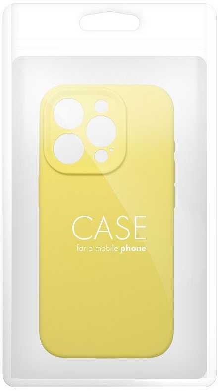 Dėklas Oem Case for iPhone 11 Silicone 2mm (camera protection) yellow