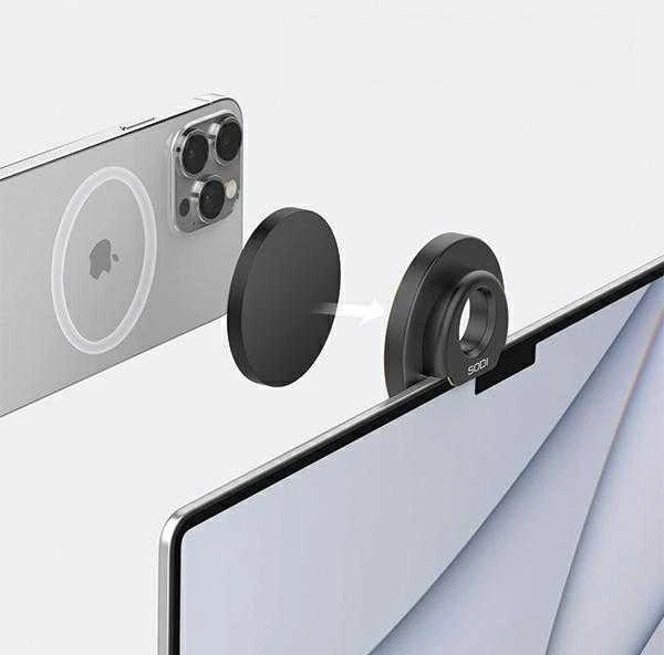 SODI indukcinis laikiklis 3in1 iMac BM-330 baltos spalvos MagSafe