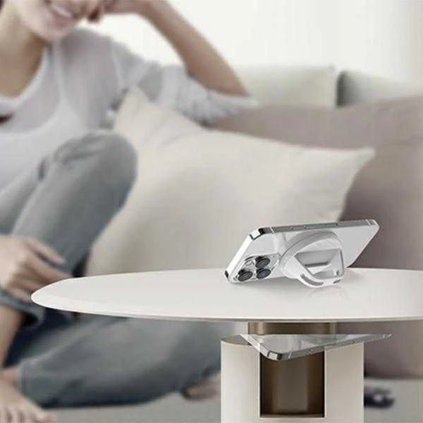 SODI Phone Stand SIM-300 sidabro spalvos MagSafe