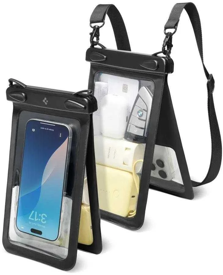 „Spigen Aqua Shield“ vandeniui atsparus dėklas A603, 1 vnt., juodas