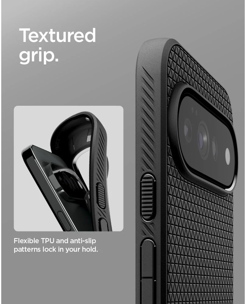 Dėklas SPIGEN LIQUID AIR GOOGLE PIXEL 11 PRO XL MATINIS Juodas