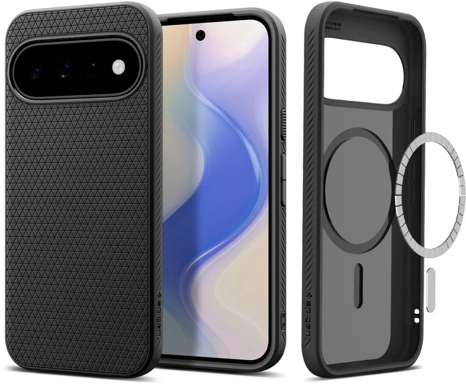 Dėklas SPIGEN LIQUID AIR MAG MAGSAFE GOOGLE PIXEL 11 MATINIS Juodas