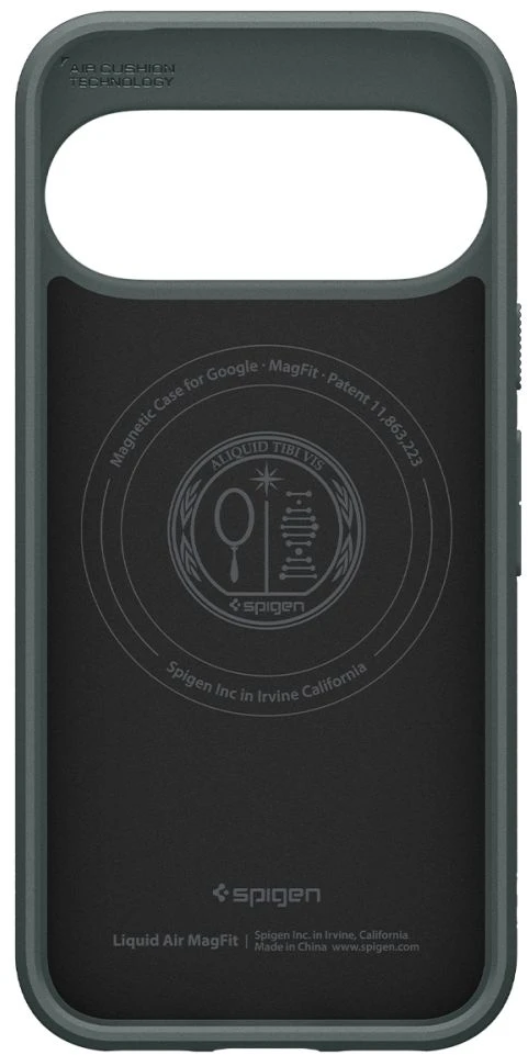 SPIGEN LIQUID AIR MAG MAGSAFE DĖKLAS GOOGLE PIXEL 11 PRO ABYSS Žalias