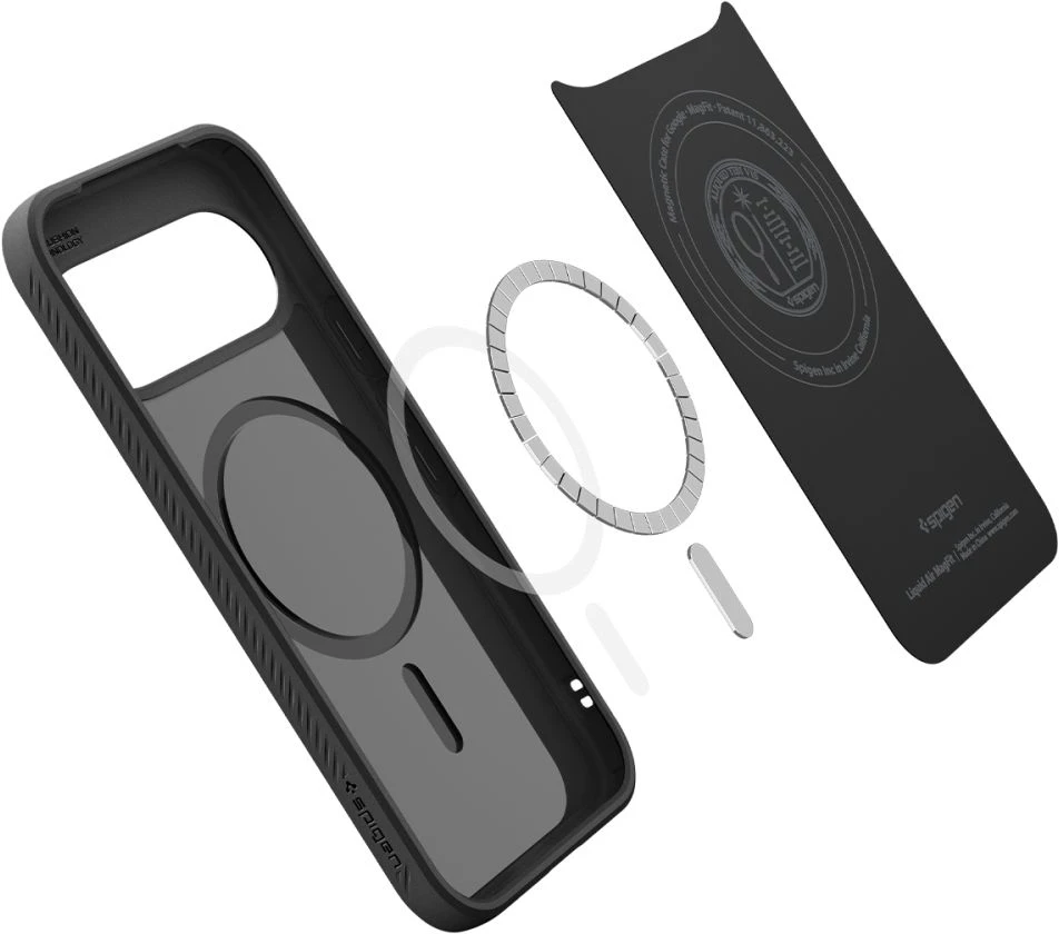 Dėklas SPIGEN LIQUID AIR MAG MAGSAFE GOOGLE PIXEL 11 MATINIS Juodas