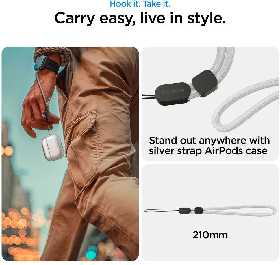 Dėklas „Spigen“ skystųjų kristalų ausinės, krištolo skaidrumo – „AirPods Pro 3“