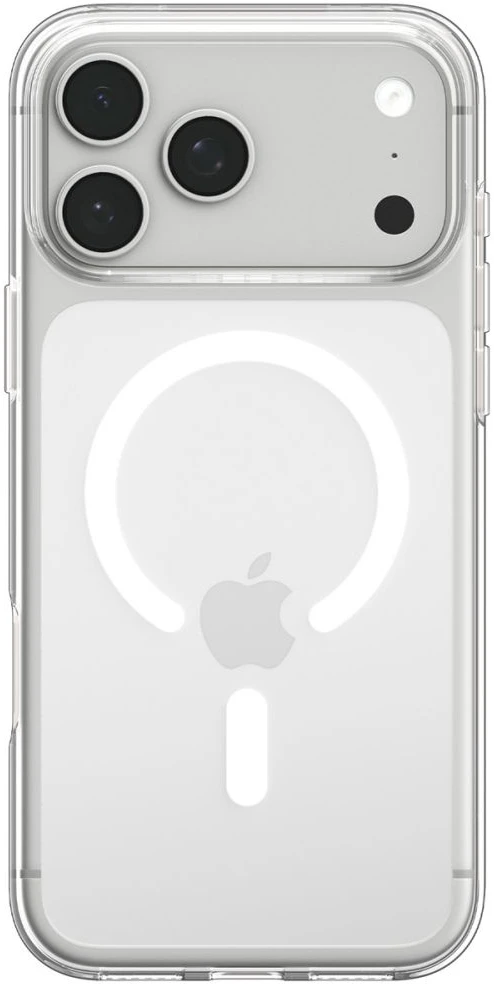 Dėklas Spigen LIQUID CRYSTAL MagSafe iPhone 17 Pro Max / 18 Pro Max SKAIDRUS/Baltas