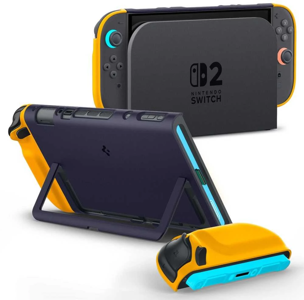 „Spigen Nano Pop“, mėlynių ir tamsiai mėlynas – „Nintendo Switch 2“