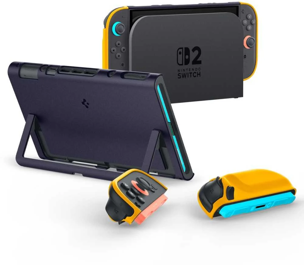 „Spigen Nano Pop“, mėlynių ir tamsiai mėlynas – „Nintendo Switch 2“