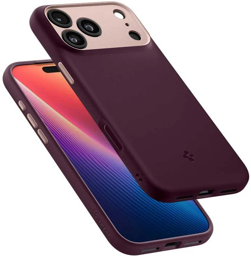 Spigen Nano Pop Mag MagSafe dėklas iPhone 17 Pro - bordo spalvos