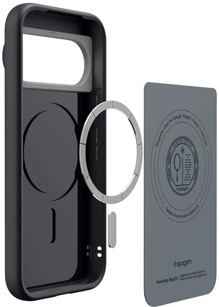 SPIGEN NANO POP MAG MAGSAFE DĖKLAS GOOGLE PIXEL 11 PRO Juodas SESAME