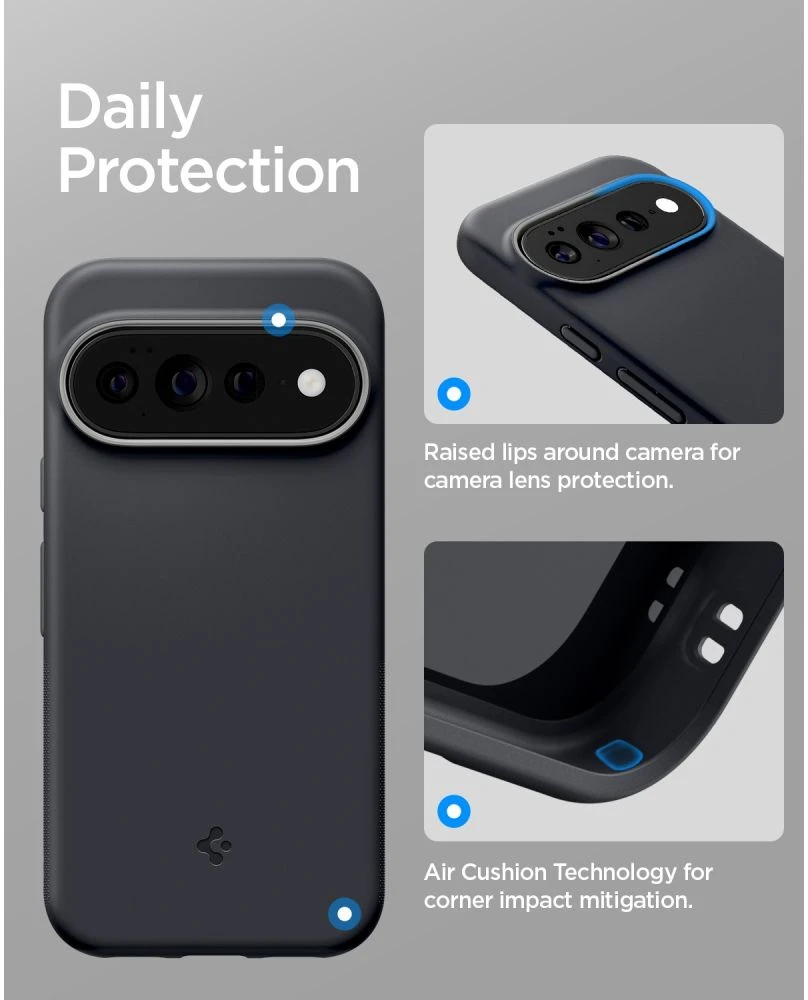 SPIGEN NANO POP MAG MAGSAFE DĖKLAS GOOGLE PIXEL 11 PRO XL Juodas SESAME