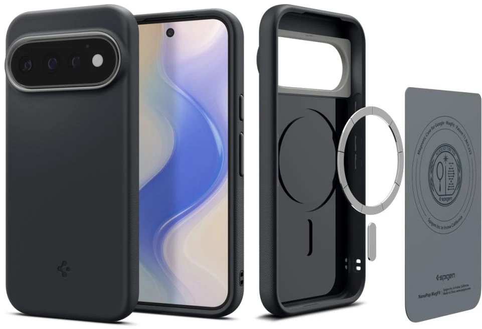 SPIGEN NANO POP MAG MAGSAFE DĖKLAS GOOGLE PIXEL 11 PRO Juodas SESAME