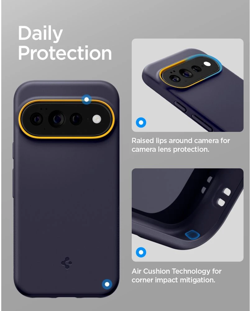 SPIGEN NANO POP MAG MAGSAFE DĖKLAS GOOGLE PIXEL 11 PRO XL BLUEBERRY NAVY