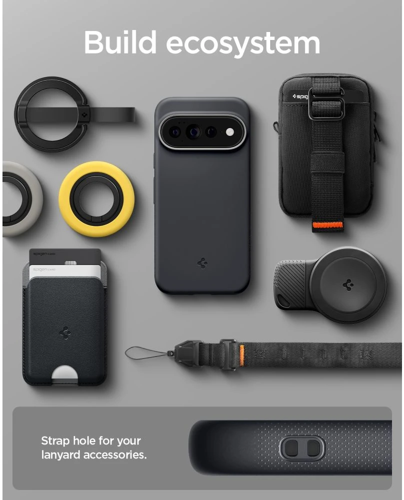 SPIGEN NANO POP MAG MAGSAFE DĖKLAS GOOGLE PIXEL 11 PRO XL Juodas SESAME