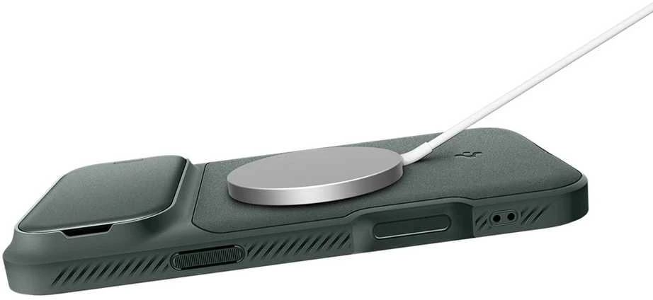 Dėklas Spigen Optik Armor MagSafe, abyss žalias - iPhone 17 Pro Max