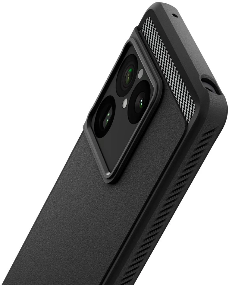 Spigen tvirtas „Rugged Armor“ dėklas, skirtas „Sony Xperia 1 VIII“ - matinis juodas