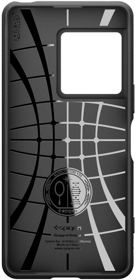 Spigen tvirtas „Rugged Armor“ dėklas, skirtas „Sony Xperia 1 VIII“ - matinis juodas