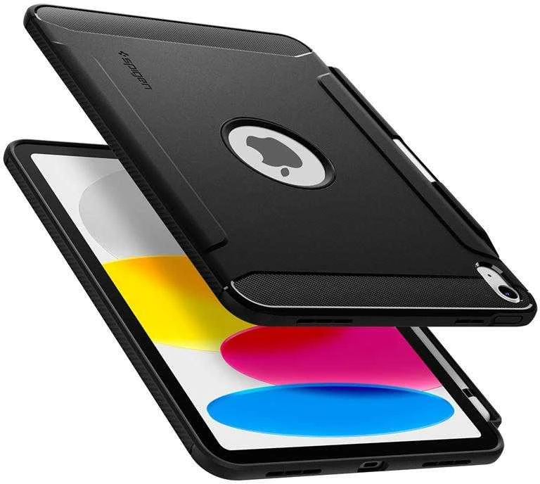 Spigen Rugged Armor, juodas - iPad 10.9" 2022/11" 2025