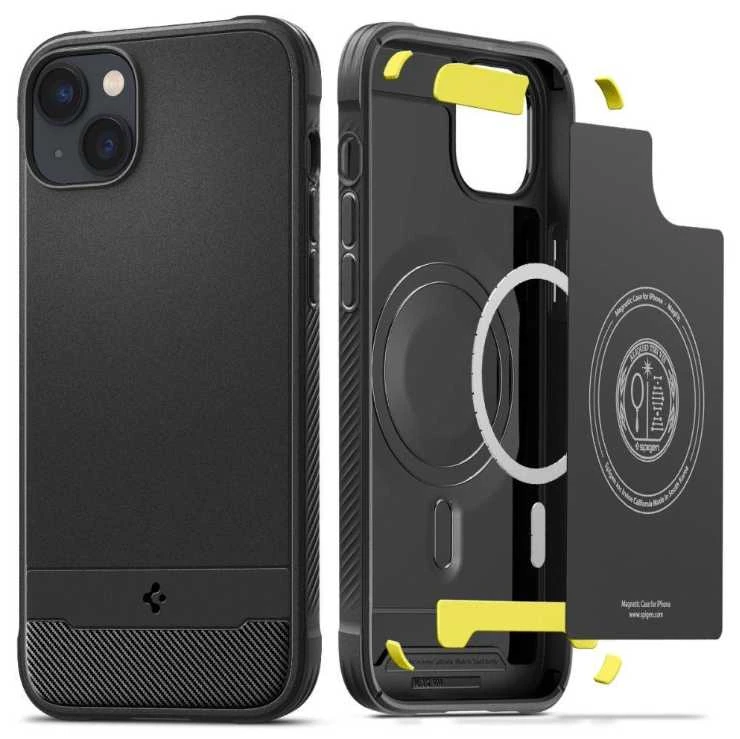 Dėklas SPIGEN RUGGED ARMOR MAG MAGSAFE IPHONE 14 PLUS/ 15 PLUS MATTE Juodas