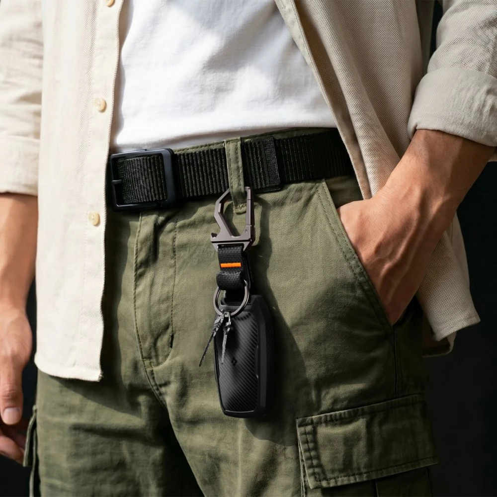 Dėklas Spigen TK100 Car Key Case - Juodas