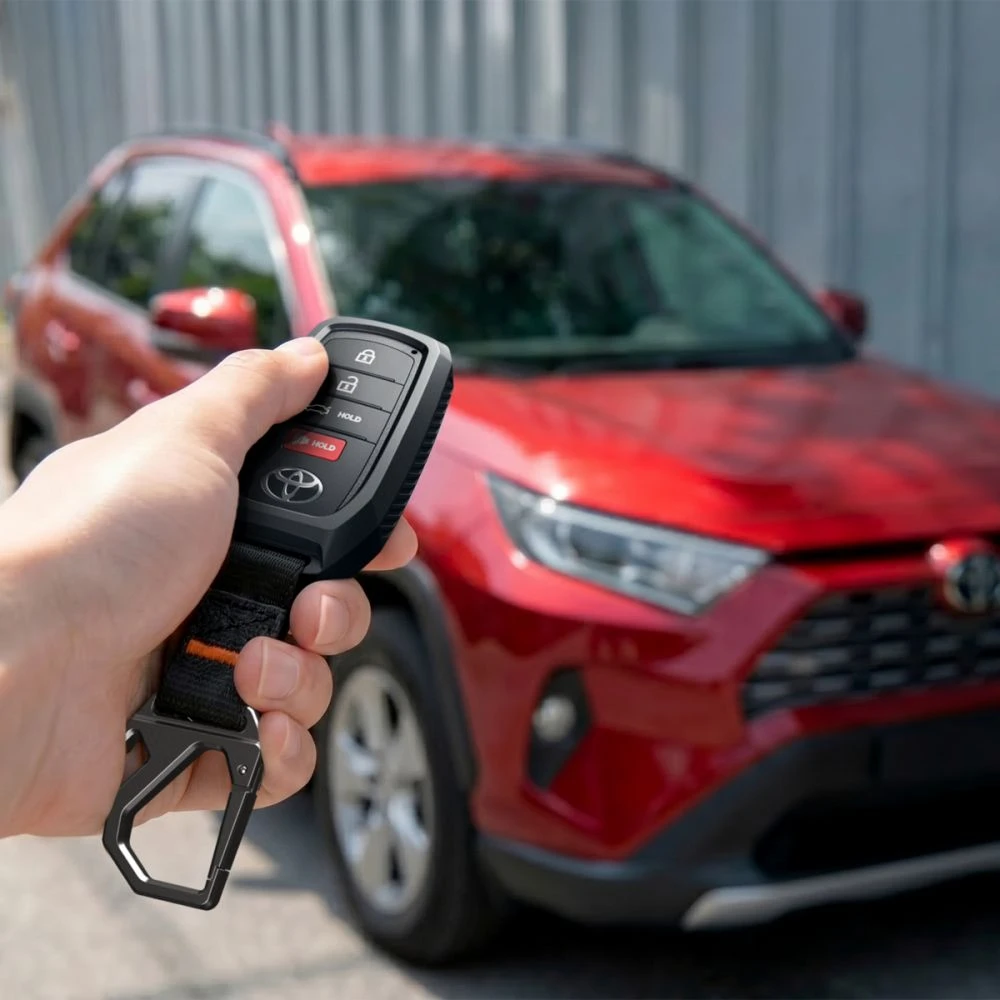 Dėklas Spigen TK100 Car Key Case - Juodas