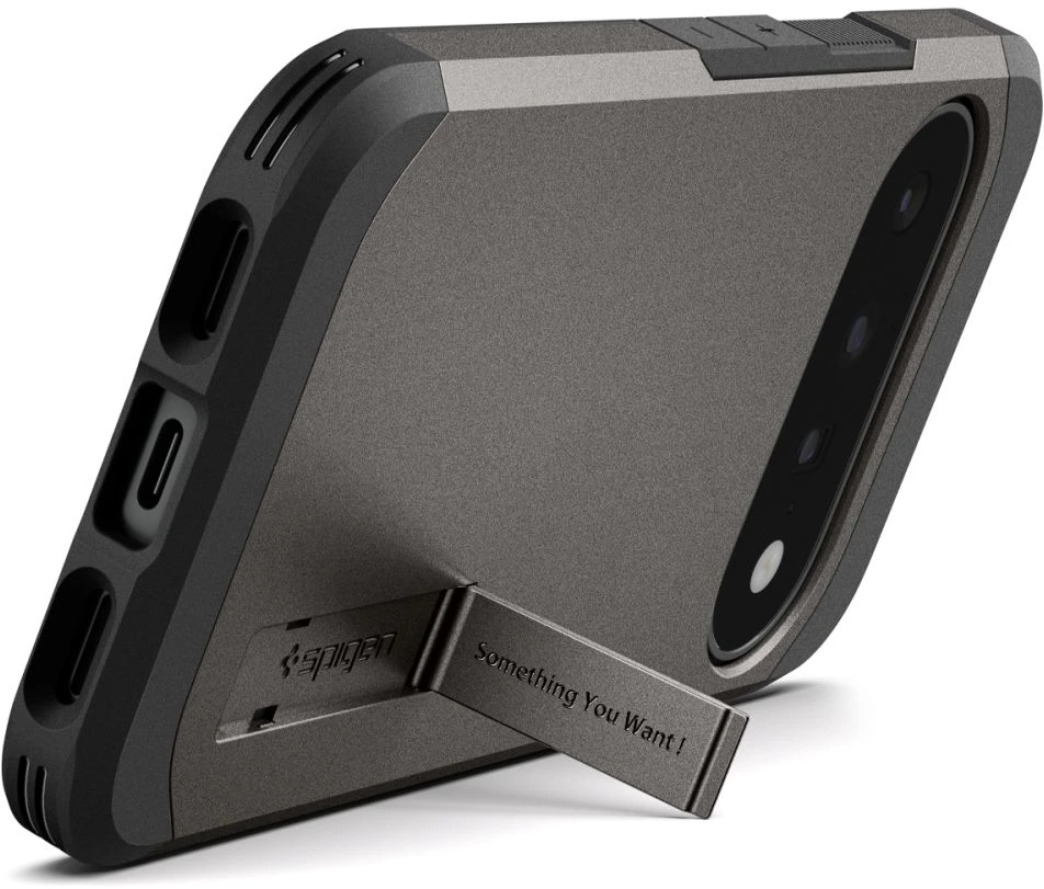Dėklas SPIGEN TOUGH ARMOR MAG MAGSAFE GOOGLE PIXEL 11 GUNMETAL