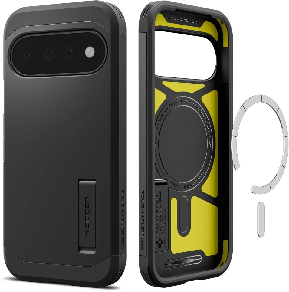 SPIGEN TOUGH ARMOR MAG MAGSAFE DĖKLAS GOOGLE PIXEL 11 Juodas
