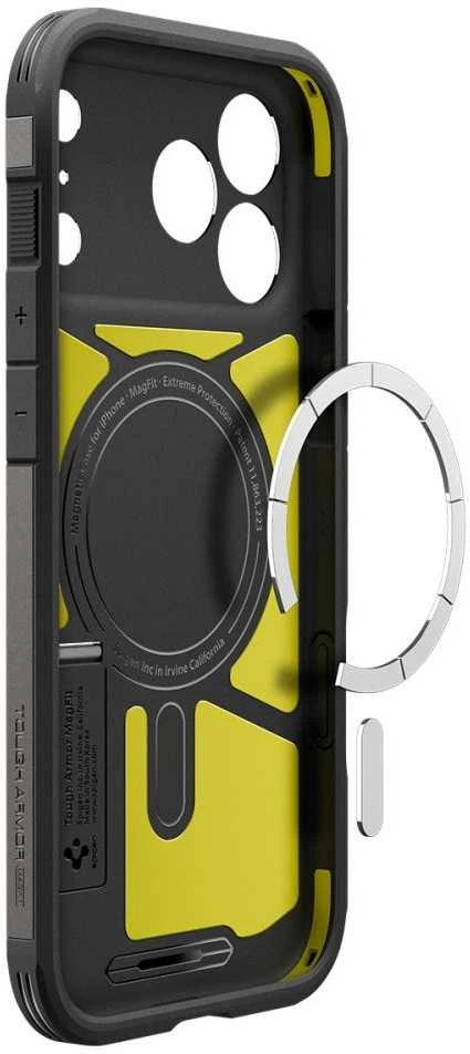 „Spigen Tough Armor T MagSafe“, metalinis dėklas – „iPhone 17 Pro Max“