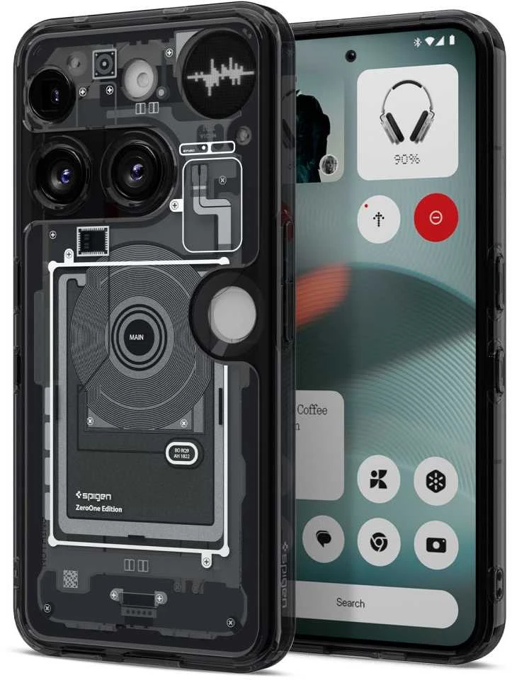 Spigen Ultra Hybrid dėklas skirtas Nothing Phone 3 Zero One – skaidrus