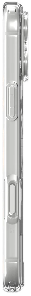 Dėklas Spigen Ultra Hybrid MagSafe, clear baltas – iPhone 18 Pro/17 Pro