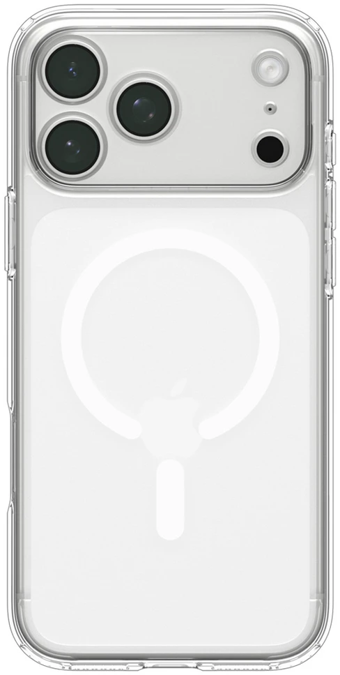 Dėklas Spigen Ultra Hybrid MagSafe, skaidrus baltas – iPhone 18 Pro/17 Pro