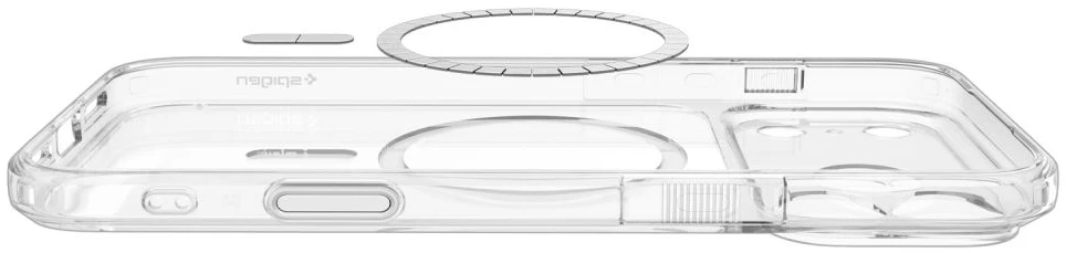 Dėklas Spigen Ultra Hybrid T MagSafe iPhone 17 Pro / 18 Pro BLIZGUS Baltas